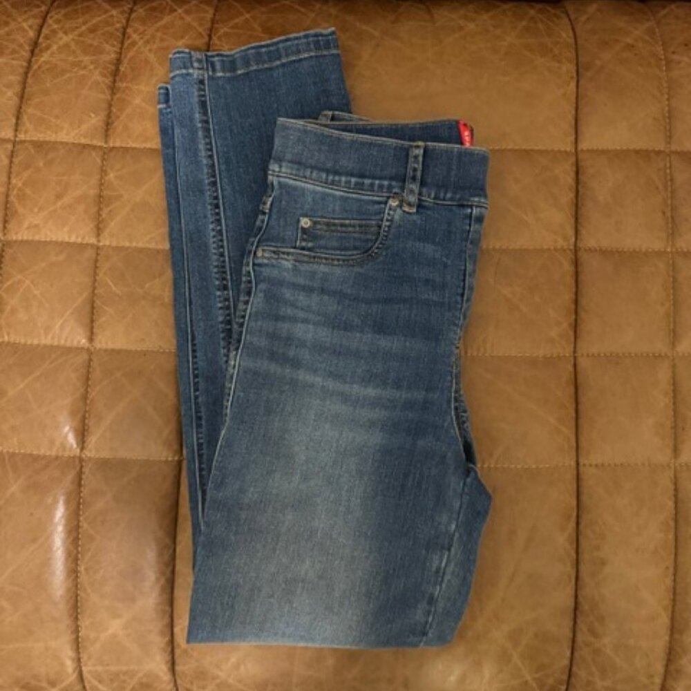 Spanx Straight Leg Stretch Denim Jeans